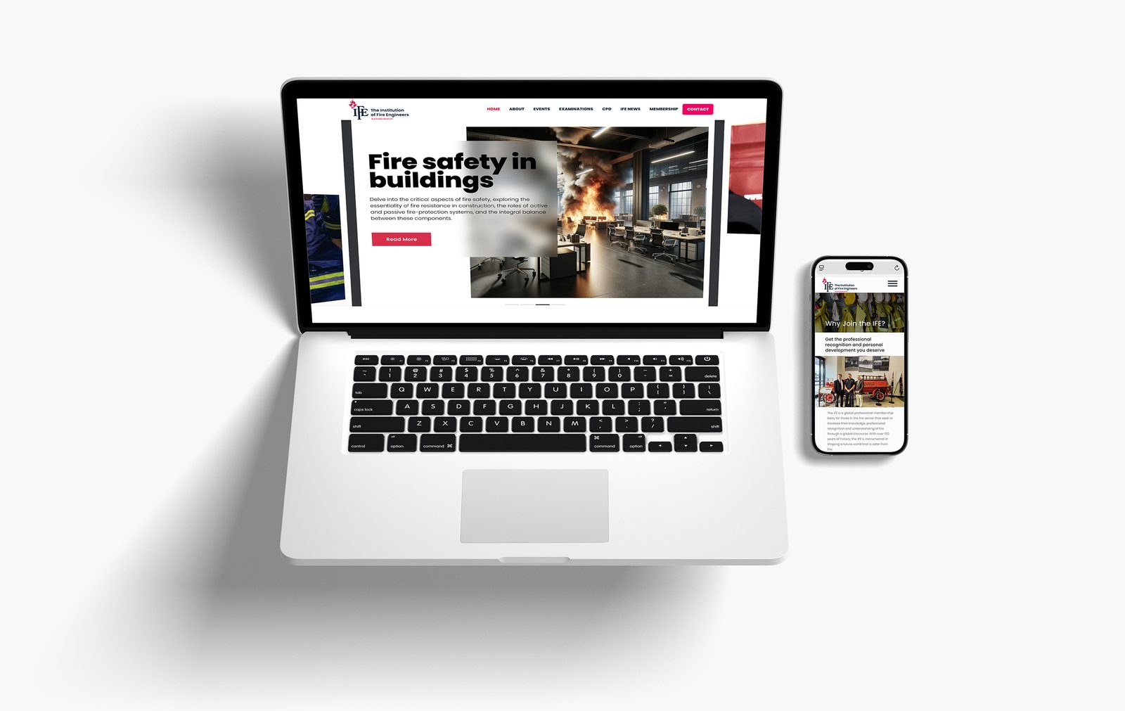 IFE Australia website design